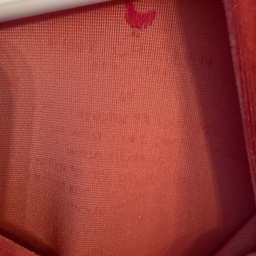 Pink Chicken Velvet Long Sleeve Dress - Coral - Picture 4 of 4